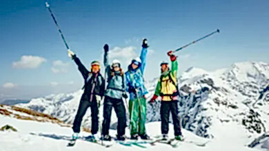 Instagram için kayak postları